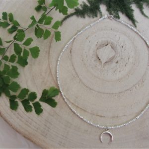 Gargantilla Única de nácar y plata de ley