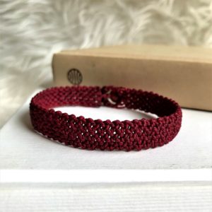 Pulsera Zahir Macramé Roja