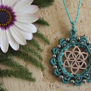 Mandala Vida plateado