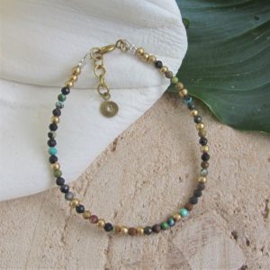 Pulsera Única de Turquesa Tibetana